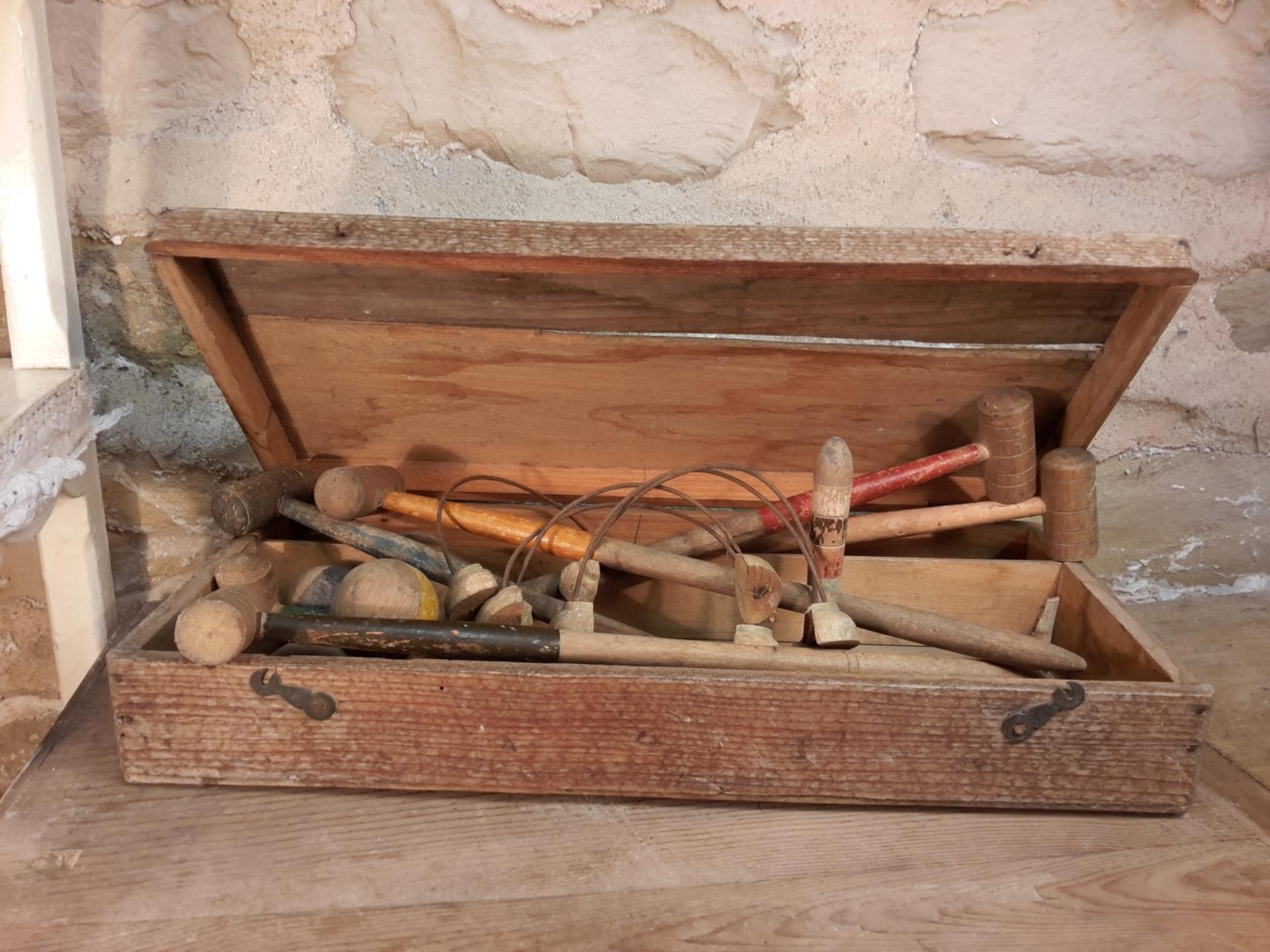 ancien jeu de croquet