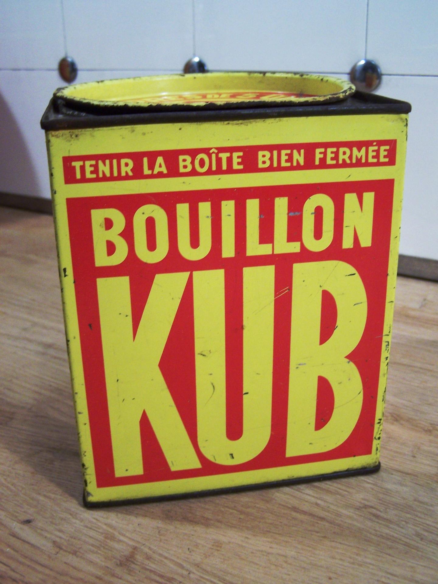Ancienne boite de bouillon KUB