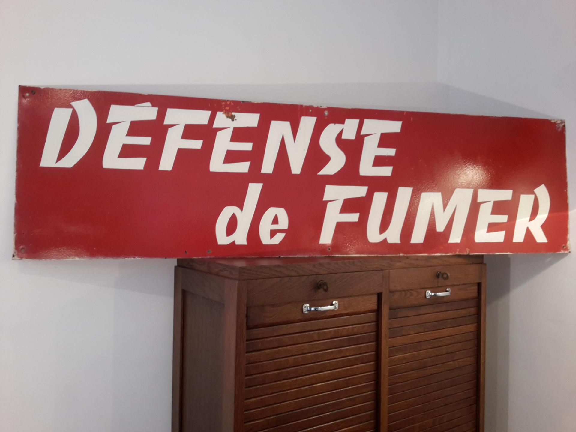 Enseigne Vintage D Fense De Fumer Enseigne Vintage D Fense De Fumer