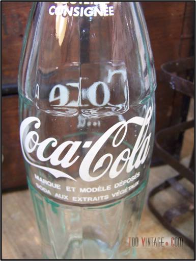Ancienne bouteille de COCA COLA, bouteille vintage de COCA COLA