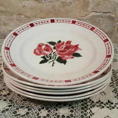 0 6 assiettes plates saverne 1