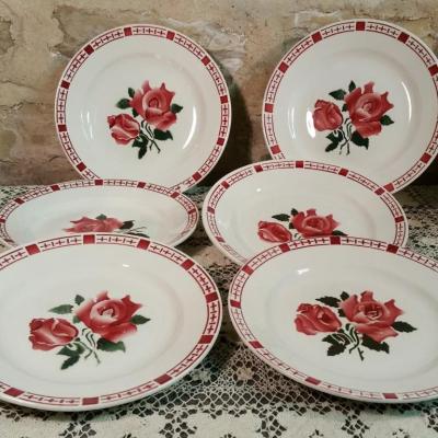 0 6 assiettes plates saverne chocs