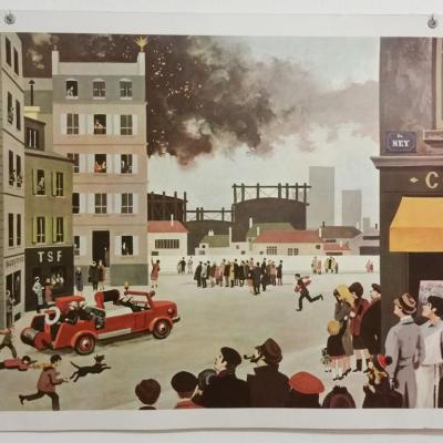 0 affiche scolaire 1967 19 et 20