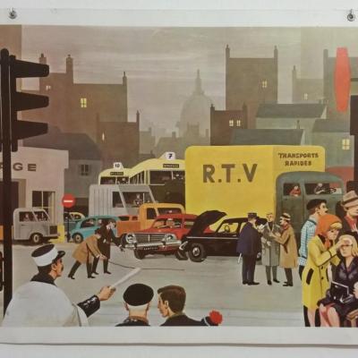 0 affiche scolaire 1967 21 et 22