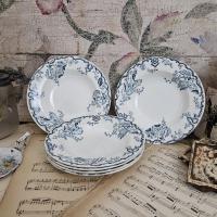 0 assiettes creuses luneville fontainebleau