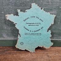 0 carte de france cartonnee