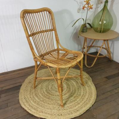 0 chaise en rotin