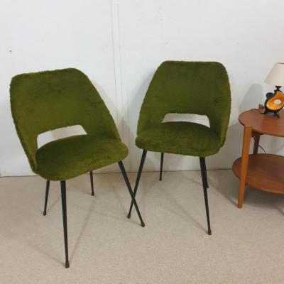 0 chaises moumoutte verte