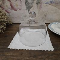 0 cloche en verre diamant