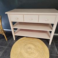 0 commode rose poudre