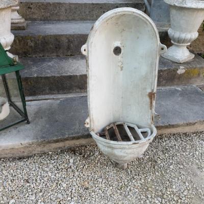 0 fontaine d angle fonte emaillee
