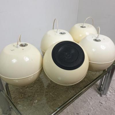 0 haut parleur hp spheriques blanc