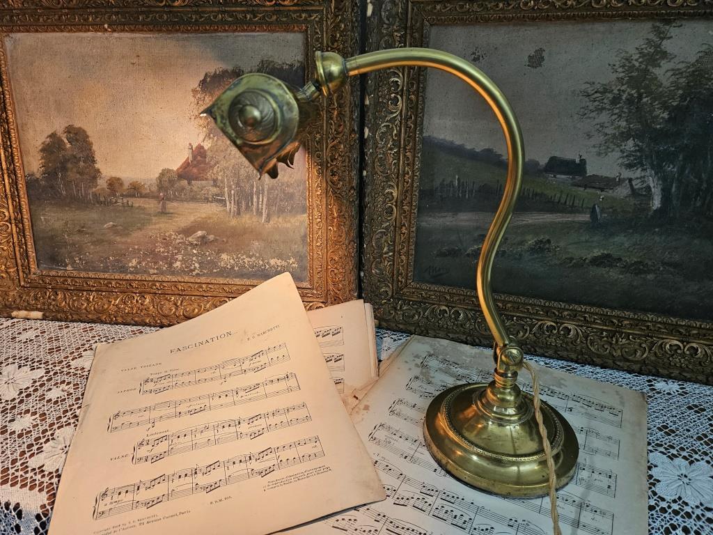 0 lampe de bureau laiton 1