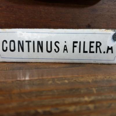 0 plaque continus a filer a