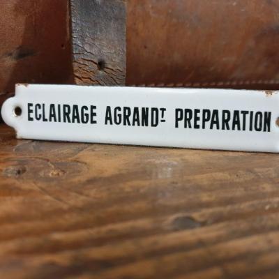 0 plaque eclairage agrandissement preparation