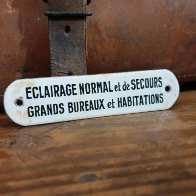 0 plaque eclairage normal
