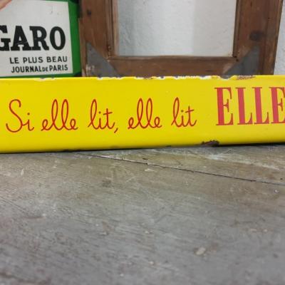 0 plaque emaillee elle