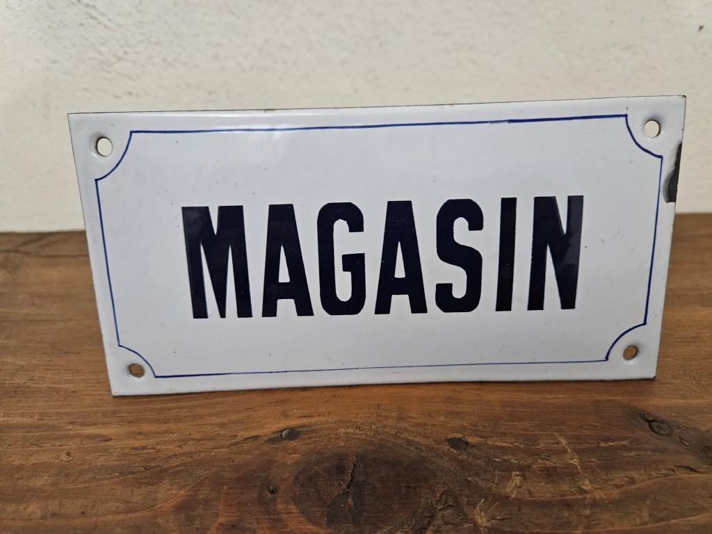 0 plaque emaillee magasin 1