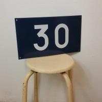 0 plaque emaillee sncf n 30