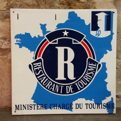 0 plaque restaurant de tourisme