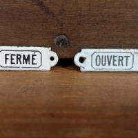 0 plaques ouvert ferme 1