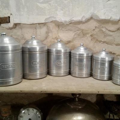 0 serie de pots alu
