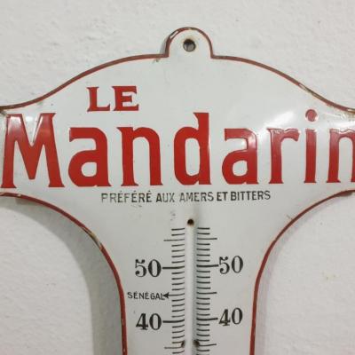 0 thermometre emaille le mandarin