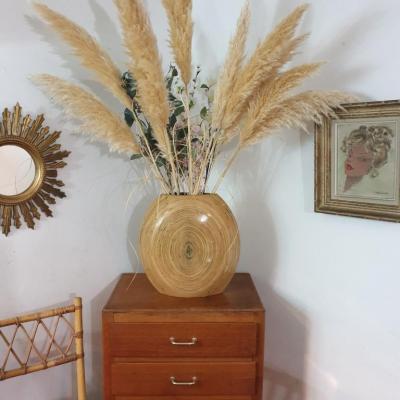 001 vase en bambou