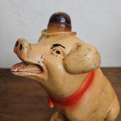 01 cochon tirelire de boucher