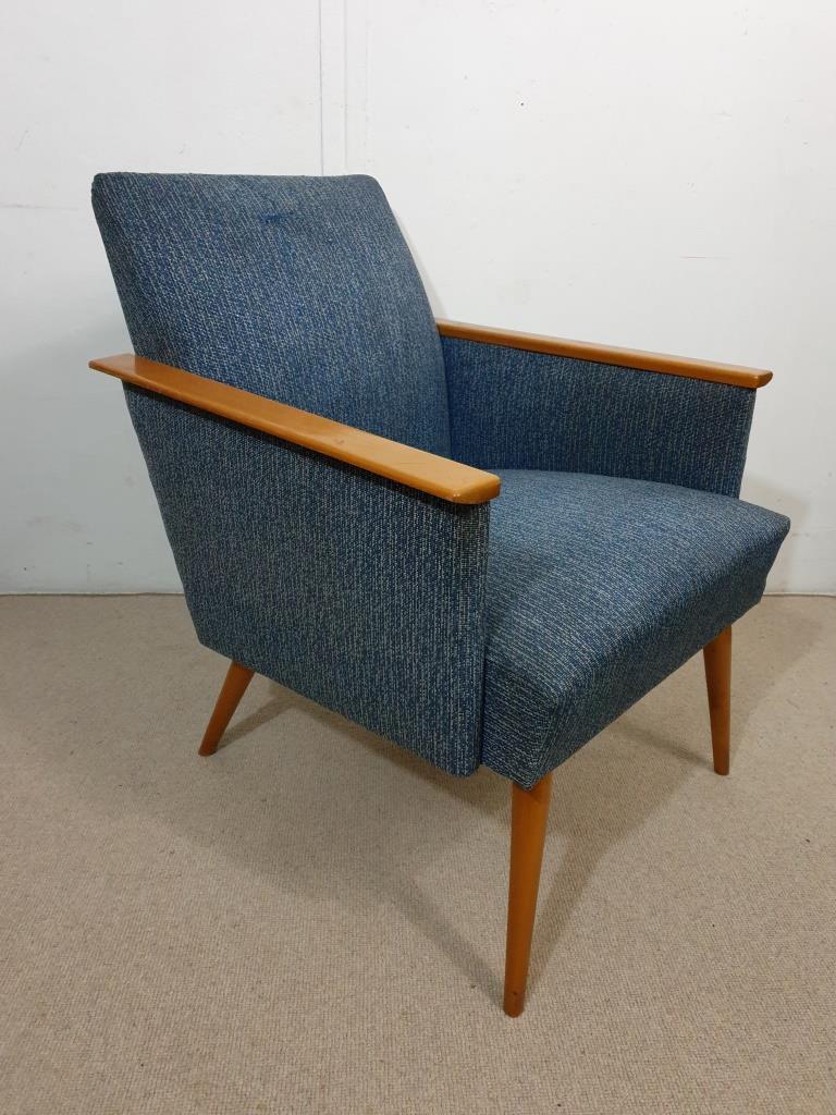 01 fauteuil 2 bleu chine