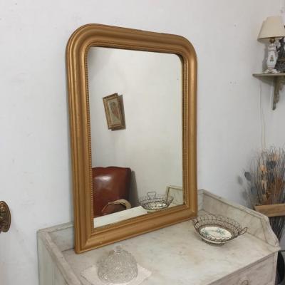 01 miroir doree perle