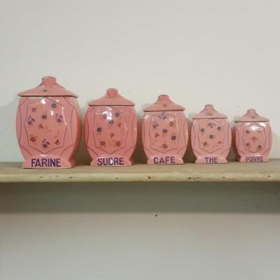 01 serie de pots roses