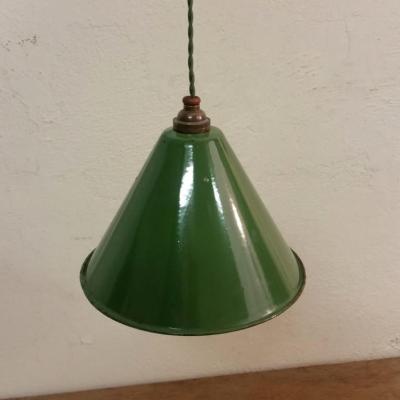 01 suspension conique verte 1