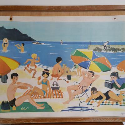 02 affiche peche plage