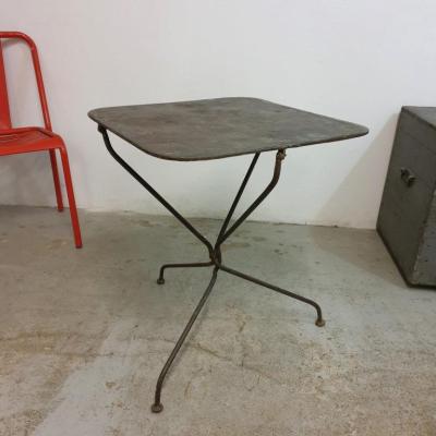02 table metal bistrot