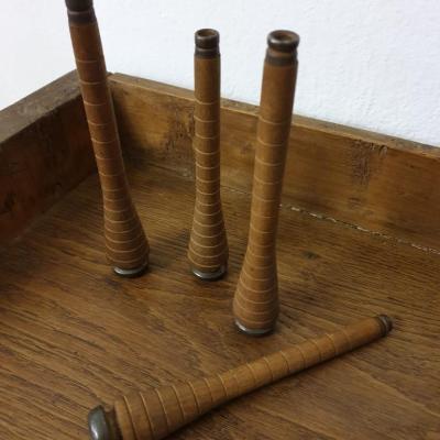 1 3 bobines a fil en bois
