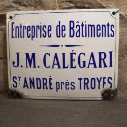 Plaque émaillée