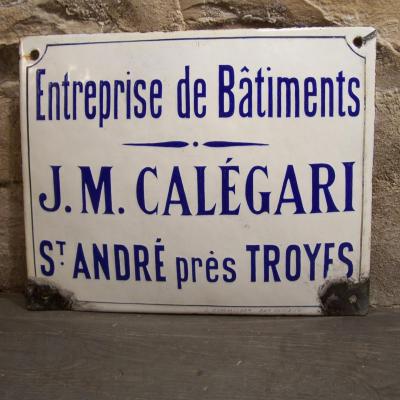 Plaque émaillée