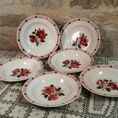 1 6 assiettes creuses saverne