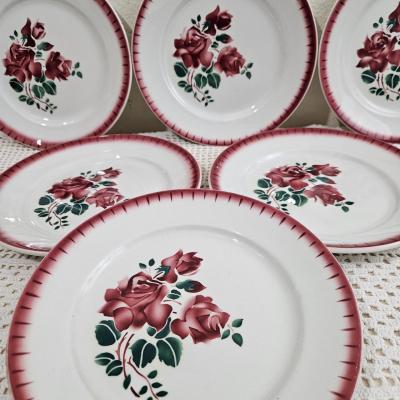 Assiettes plates Badonviller