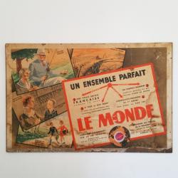 Affiche Assurance LE MONDE