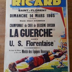 Affiche de Match de Foot - RICARD