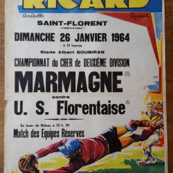 Affiche de Match de Foot - RICARD