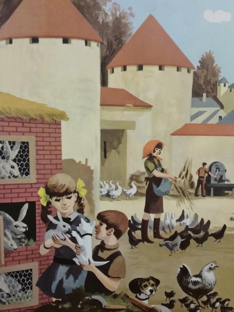 1 affiche scolaire 1967 23 et 24