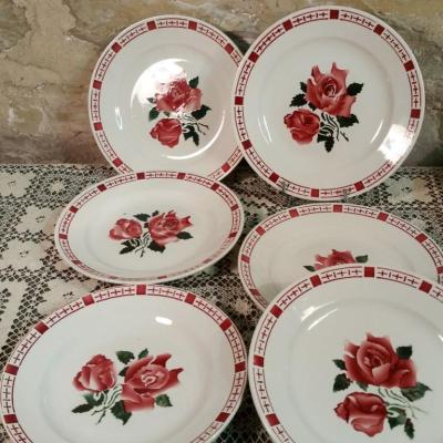 1 assiettes plates saverne