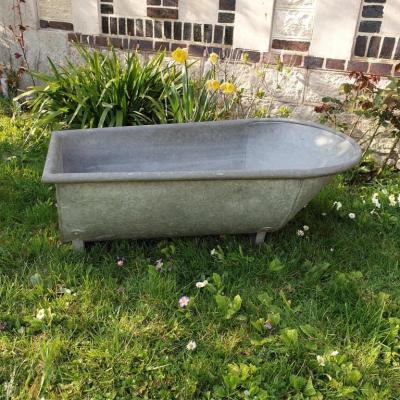 1 baignoire en zinc