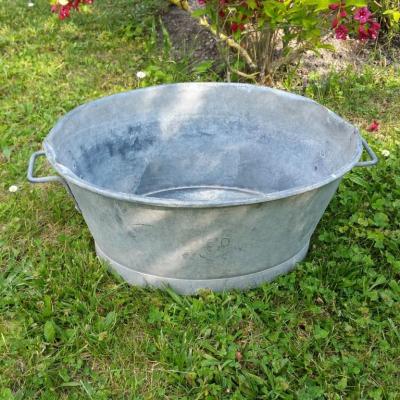 1 bassine en zinc 1