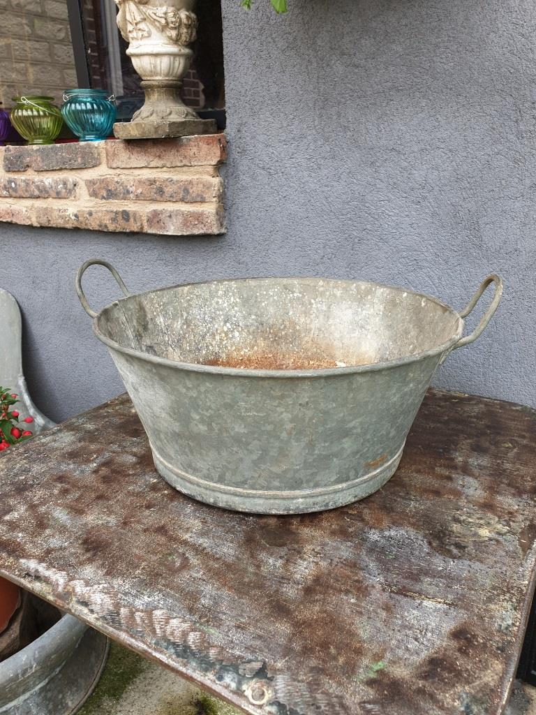 1 bassine en zinc 3
