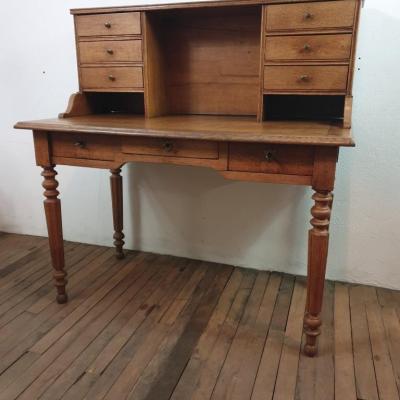 1 bureau secretaire en chene