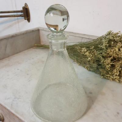 1 carafe vert craquele